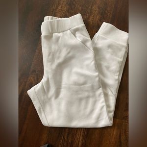 Dudley Stephens Jay Joggers in Terry Fleece (white)